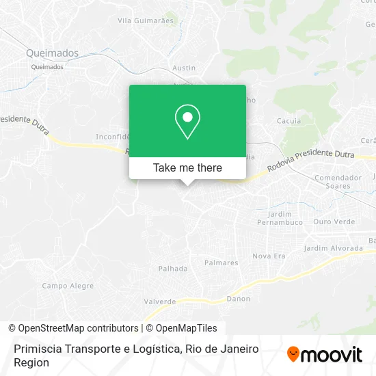 Primiscia Transporte e Logística map