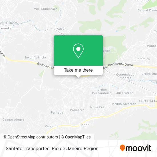Santato Transportes map