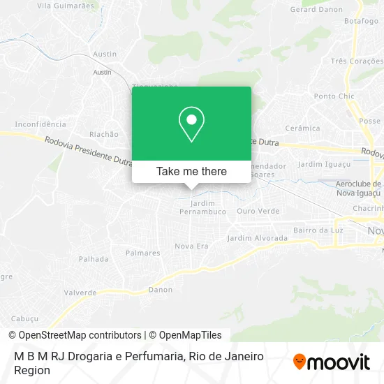 M B M RJ Drogaria e Perfumaria map