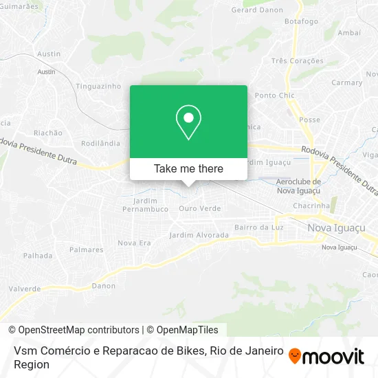 Vsm Comércio e Reparacao de Bikes map