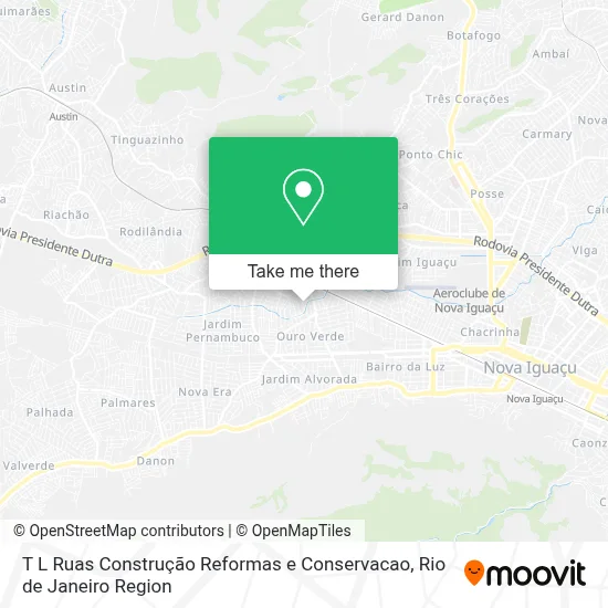 T L Ruas Construção Reformas e Conservacao map