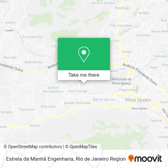 Estrela da Manhã Engenharia map