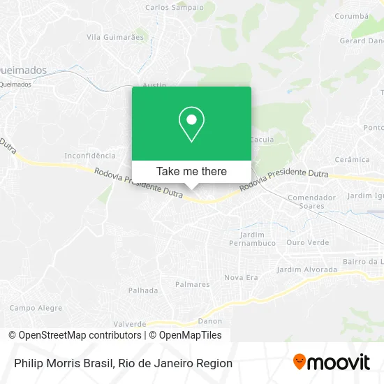 Philip Morris Brasil map