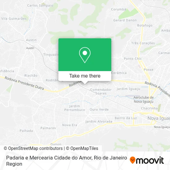 Padaria e Mercearia Cidade do Amor map