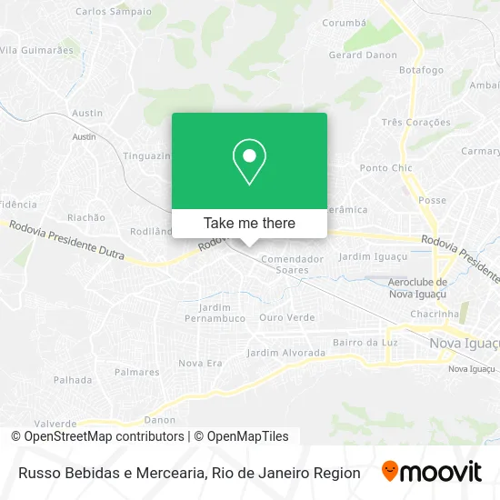 Russo Bebidas e Mercearia map