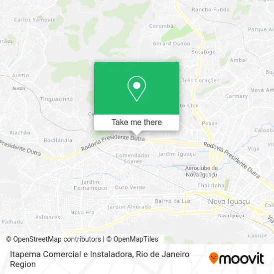 Itapema Comercial e Instaladora map