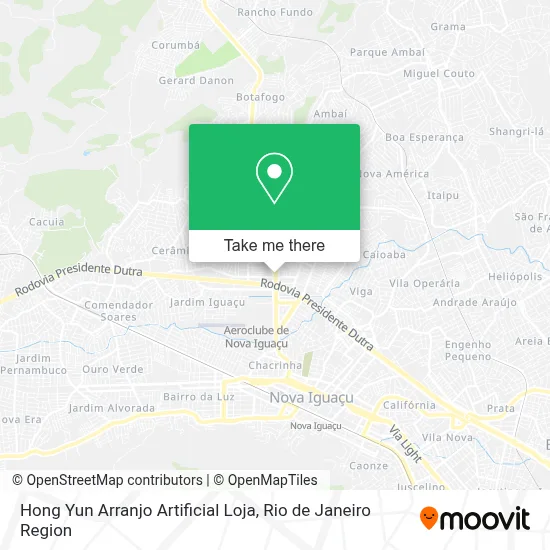 Hong Yun Arranjo Artificial Loja map