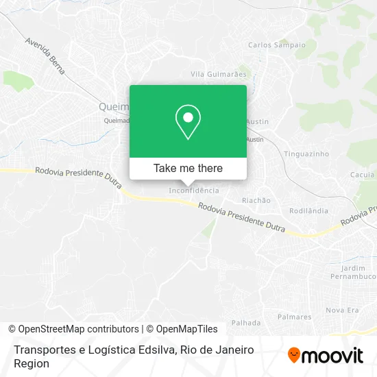 Transportes e Logística Edsilva map