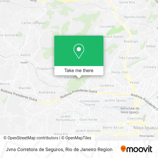 Jvns Corretora de Seguros map