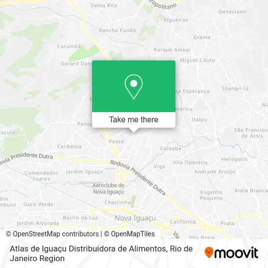 Atlas de Iguaçu Distribuidora de Alimentos map