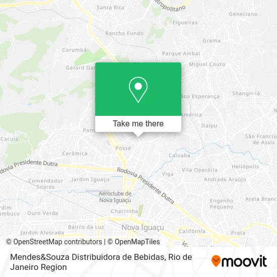 Mendes&Souza Distribuidora de Bebidas map