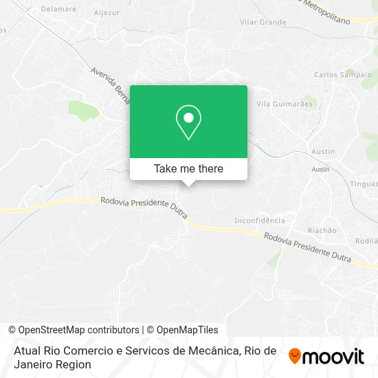 Atual Rio Comercio e Servicos de Mecânica map