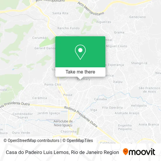 Casa do Padeiro Luis Lemos map