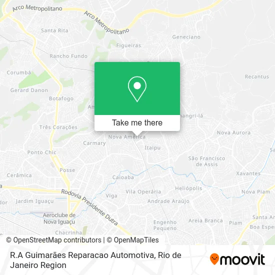 R.A Guimarães Reparacao Automotiva map