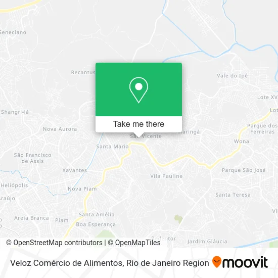 Veloz Comércio de Alimentos map