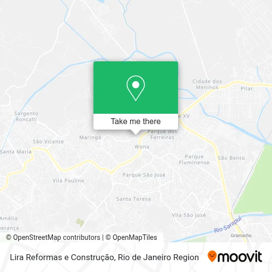 Lira Reformas e Construção map