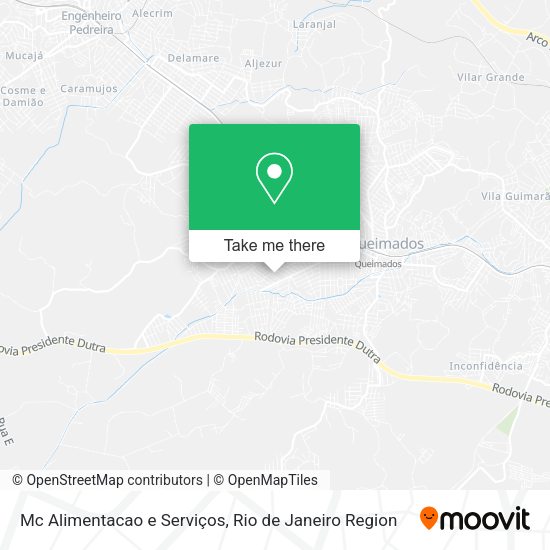 Mc Alimentacao e Serviços map