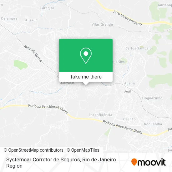 Systemcar Corretor de Seguros map