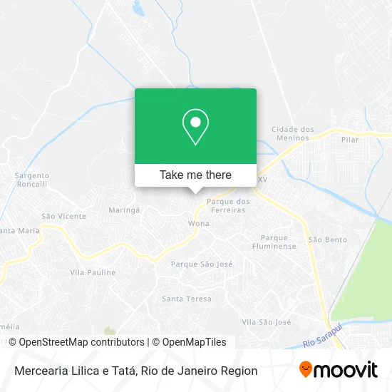 Mercearia Lilica e Tatá map