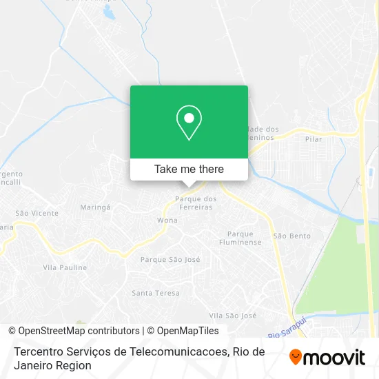 Tercentro Serviços de Telecomunicacoes map