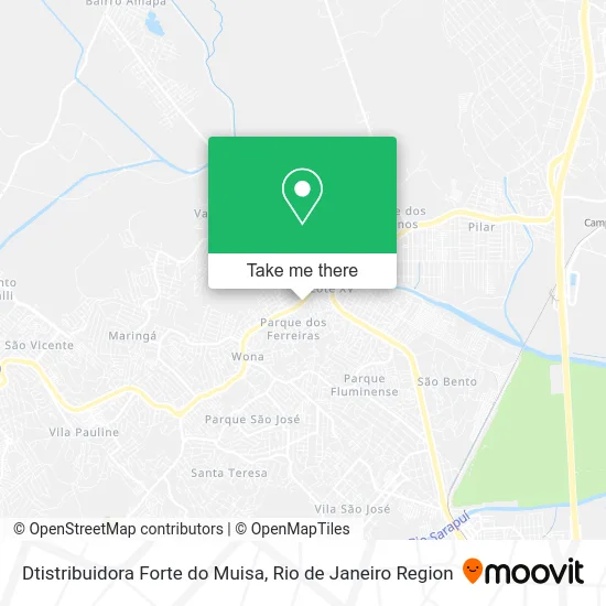 Dtistribuidora Forte do Muisa map