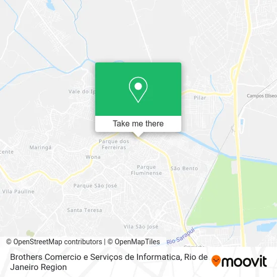 Brothers Comercio e Serviços de Informatica map