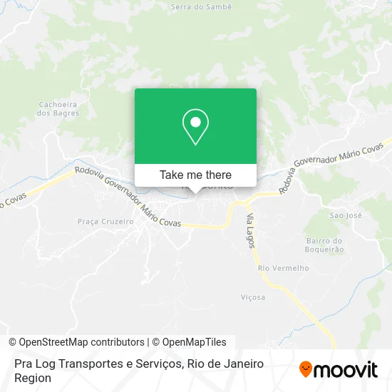 Pra Log Transportes e Serviços map