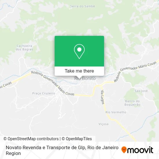 Novato Revenda e Transporte de Glp map