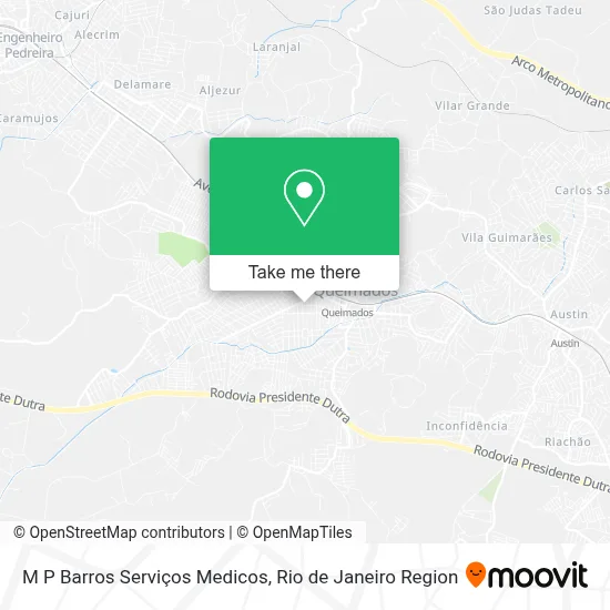 M P Barros Serviços Medicos map