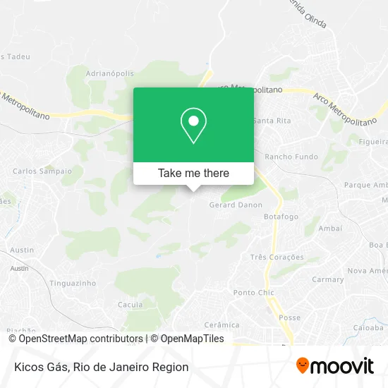 Kicos Gás map