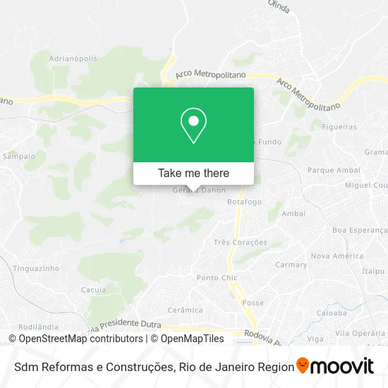 Sdm Reformas e Construções map