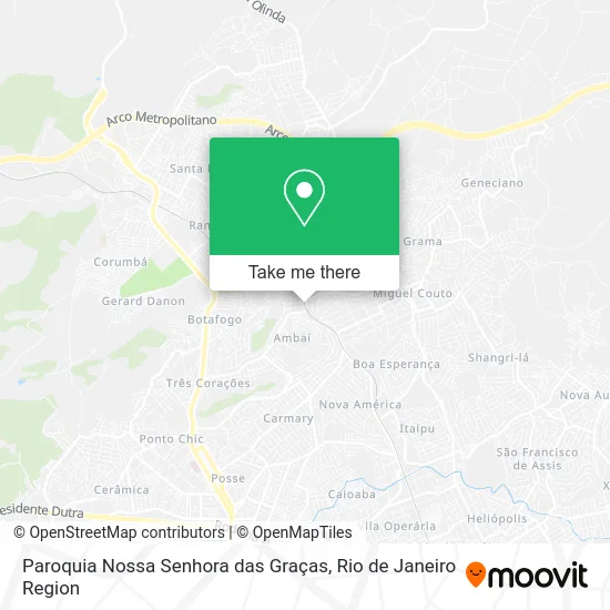 Paroquia Nossa Senhora das Graças map
