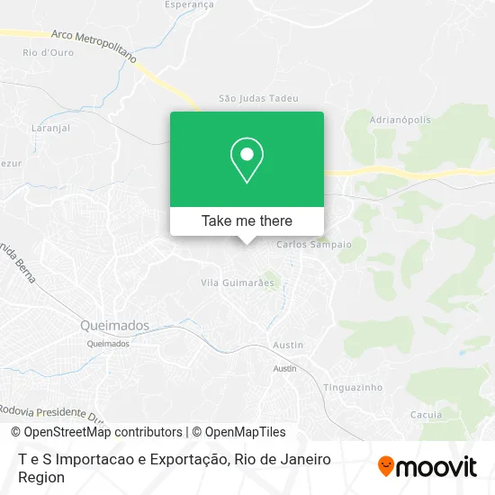 T e S Importacao e Exportação map