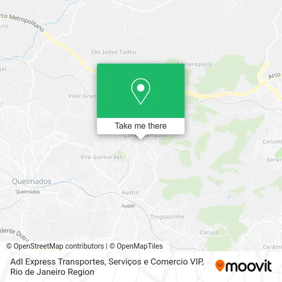 Adl Express Transportes, Serviços e Comercio VIP map