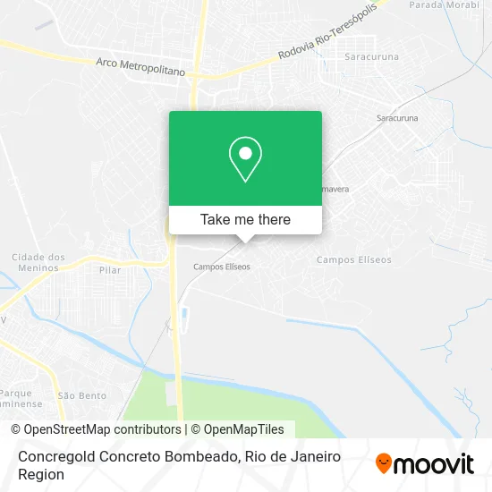 Concregold Concreto Bombeado map