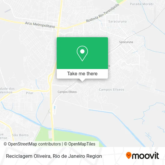 Reciclagem Oliveira map