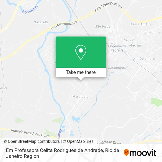 Em Professora Celita Rodrigues de Andrade map