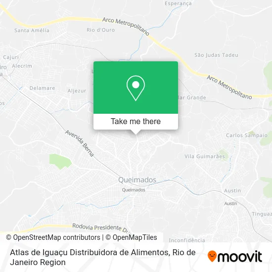 Atlas de Iguaçu Distribuidora de Alimentos map