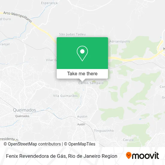 Fenix Revendedora de Gás map