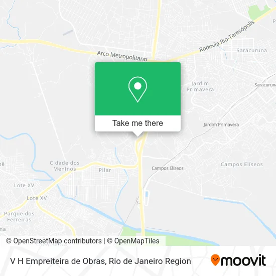 V H Empreiteira de Obras map