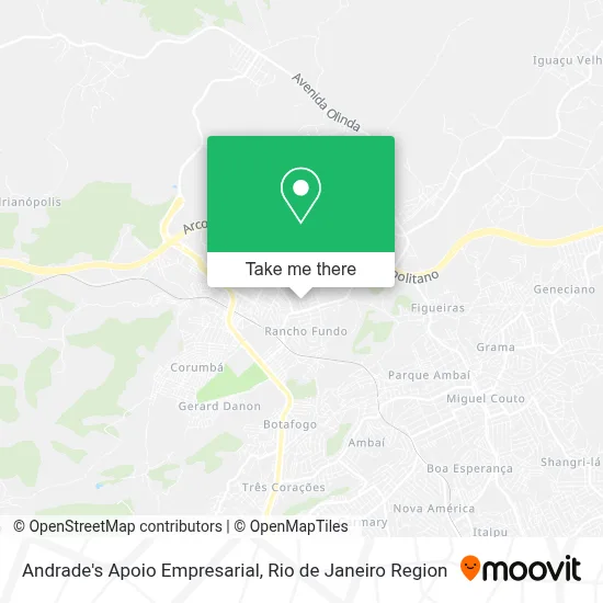 Andrade's Apoio Empresarial map