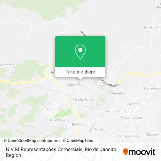 N V M Representações Comerciais map