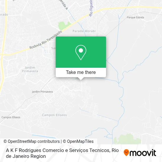 A K F Rodrigues Comercio e Serviços Tecnicos map