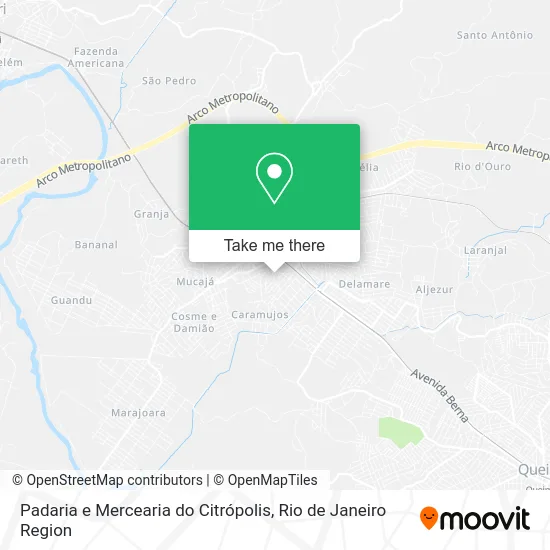 Padaria e Mercearia do Citrópolis map