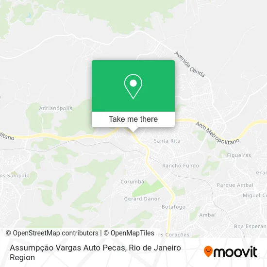 Assumpção Vargas Auto Pecas map