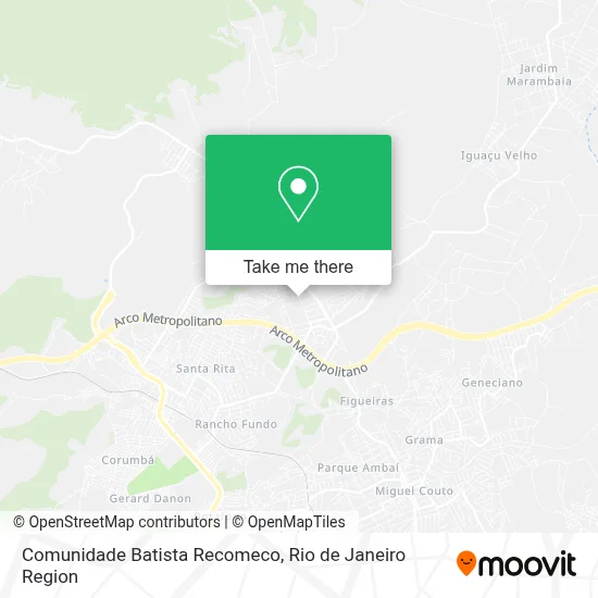 Comunidade Batista Recomeco map