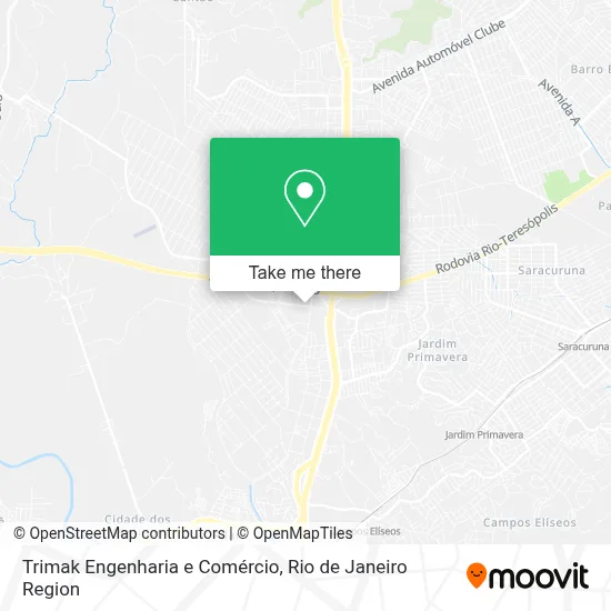 Trimak Engenharia e Comércio map