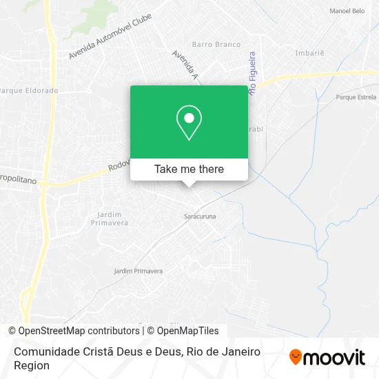 Comunidade Cristã Deus e Deus map