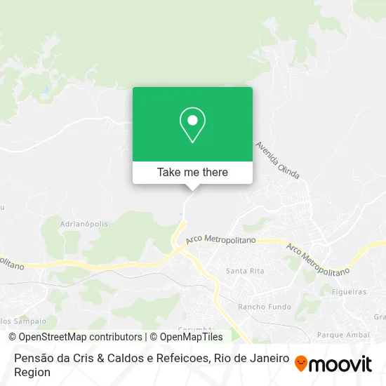 Pensão da Cris & Caldos e Refeicoes map