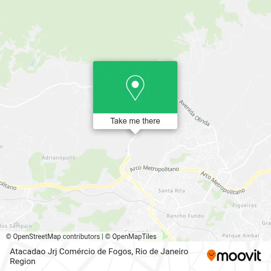 Atacadao Jrj Comércio de Fogos map